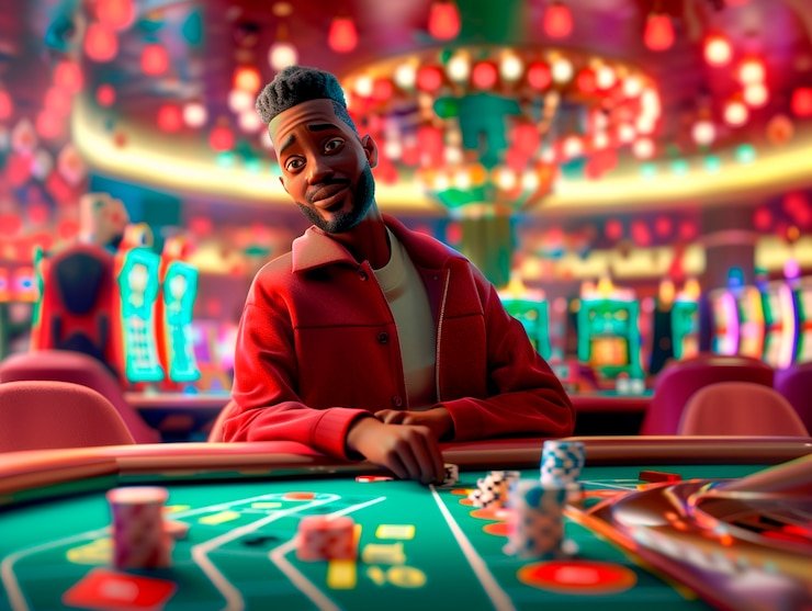 Antarmuka aplikasi mobile babatoto menampilkan meja blackjack live dengan dealer profesional